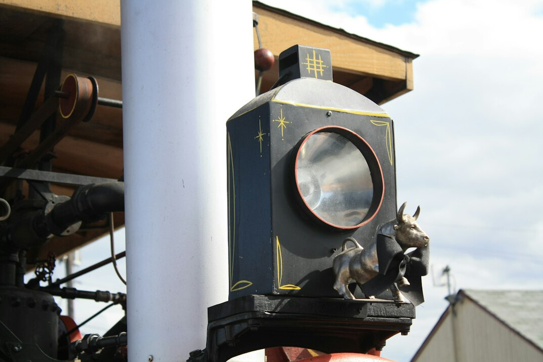 Professional broadcast camera on a pedestal in a studio